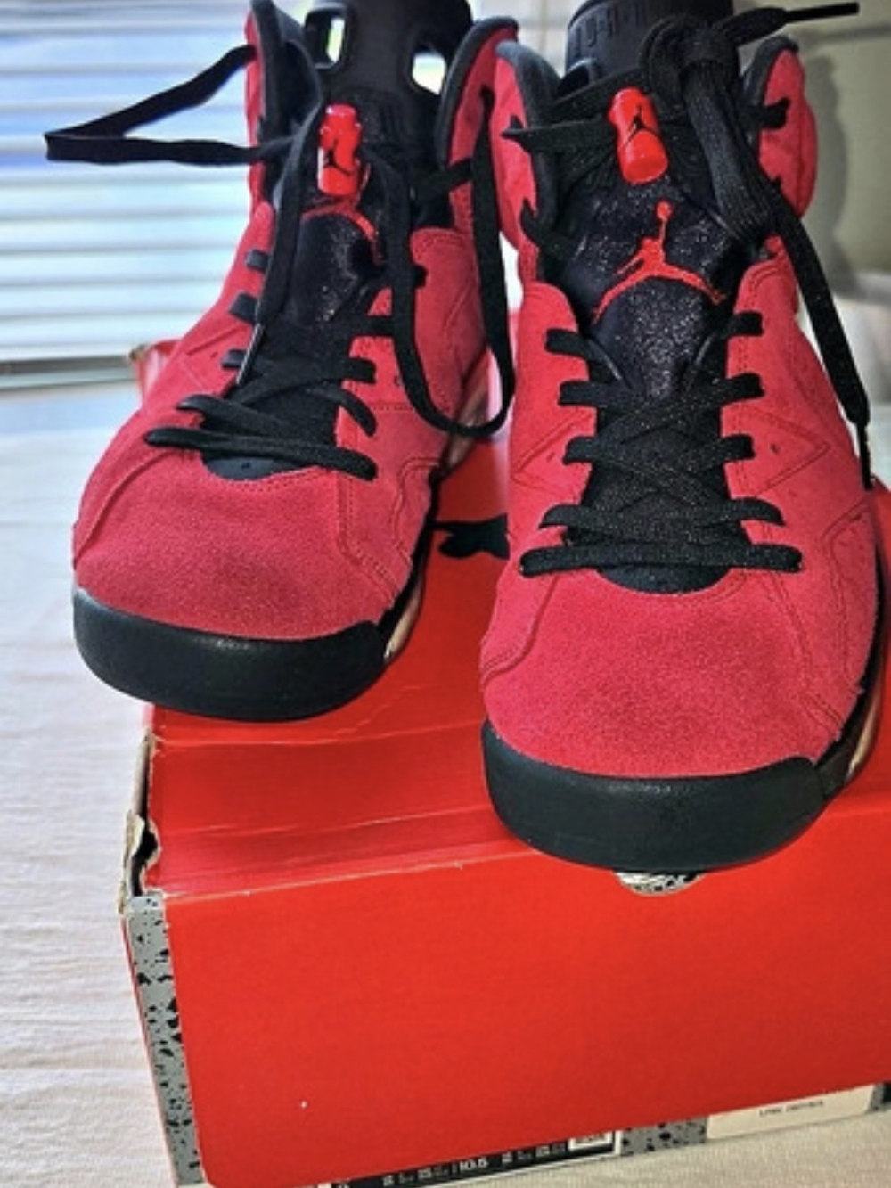 Jordan Air Jordan 6 Retro Carmine (2021) Carmine Sneakers in Red & Black
